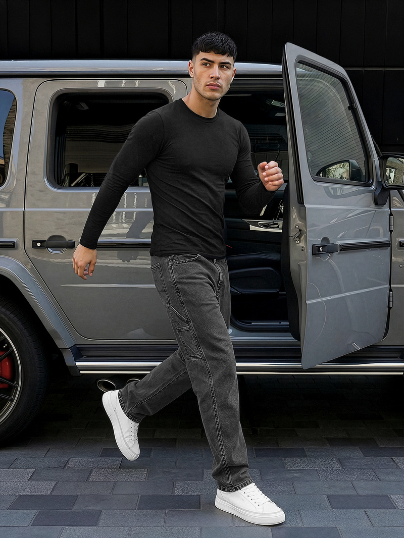 Pánske Rifle Grafitové OZONEE O/KK2828/5Z