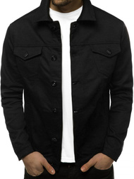 Pánska Riflová bunda Čierna OZONEE BN/6015