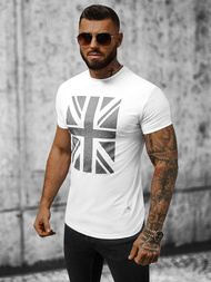 Pánske Tričko Biele OZONEE NB/3006Z