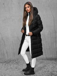 Dámska bunda čierna OZONEE JS/M736/392