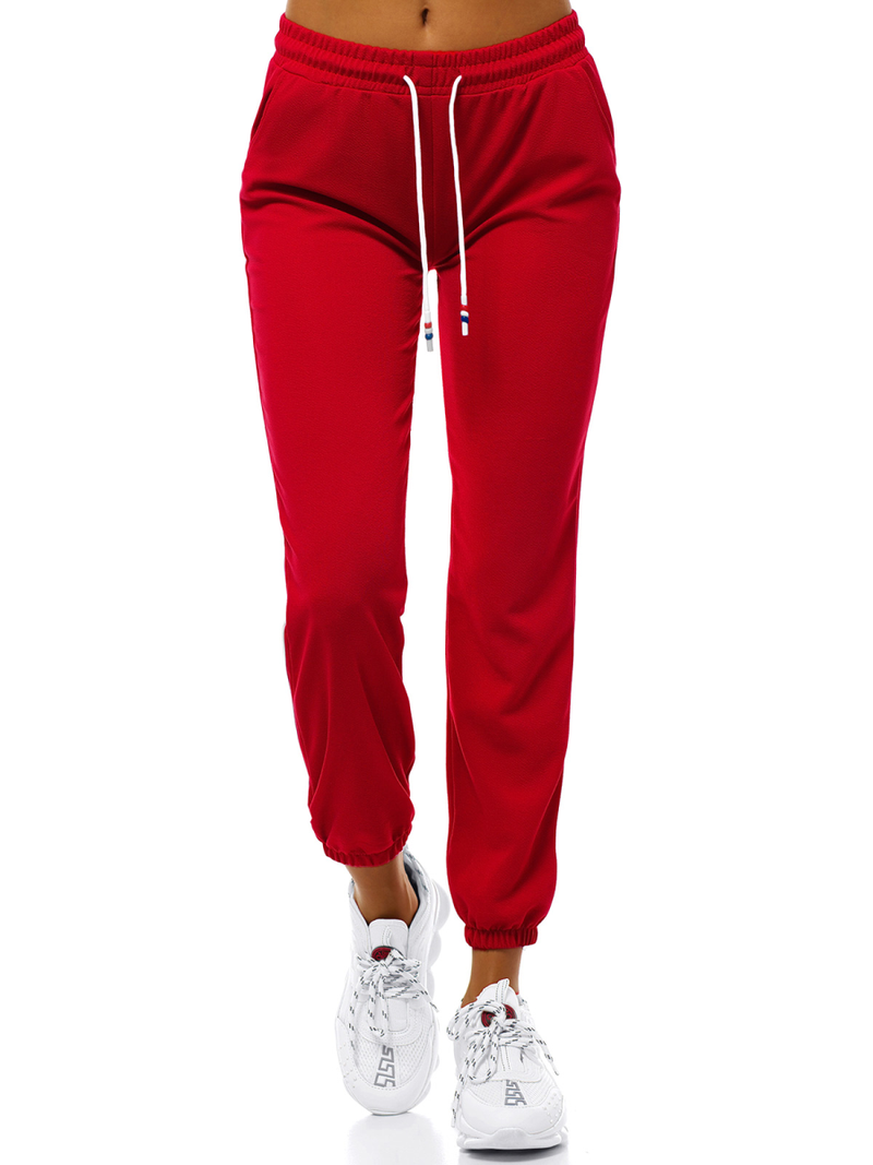 Dámske tepláky Červené OZONEE JS/1020/B5