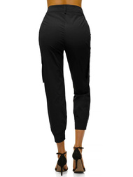Dámske jogger nohavice Čierne OZONEE O/HM002