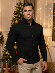 Pánsky Sveter Čierny OZONEE NB/MM6020/4Z