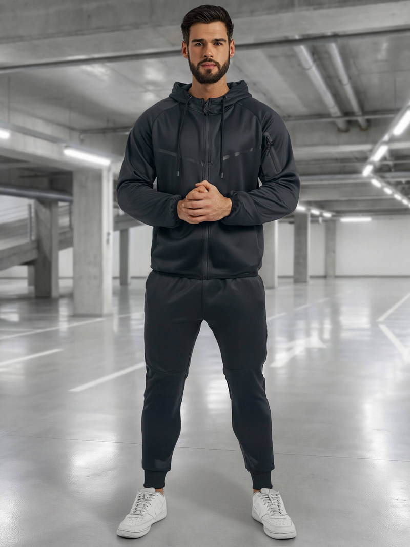 Pánska Tepláková Súprava Námornícka Modrá OZONEE JS/8C1966/25