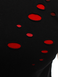 Pánske Tričko Čierno-Červené OZONEE O/1115