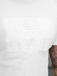 Pánske Tričko Biele OZONEE O/QQ1390