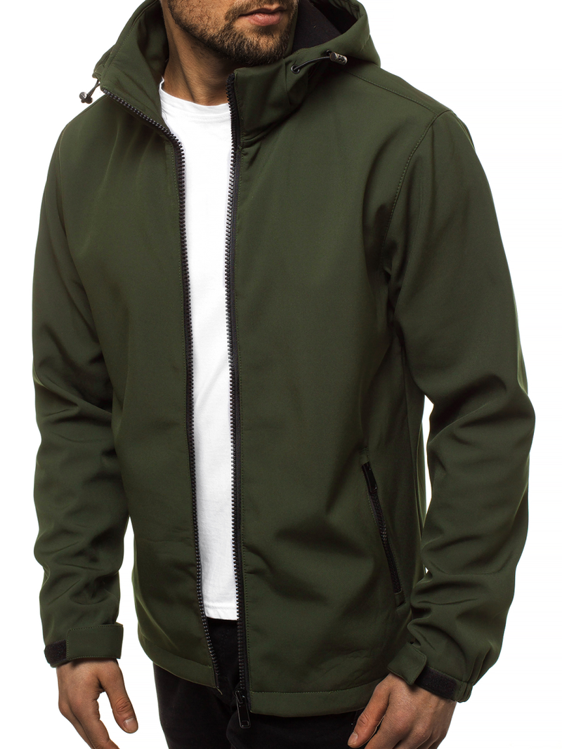 Pánska softshell Bunda zelená OZONEE JS/56008