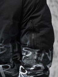 Pánska Bunda Čierno-Biela OZONEE JS/27M8102