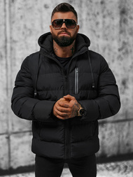 Pánska Bunda Čierna OZONEE JS/27M8112/392