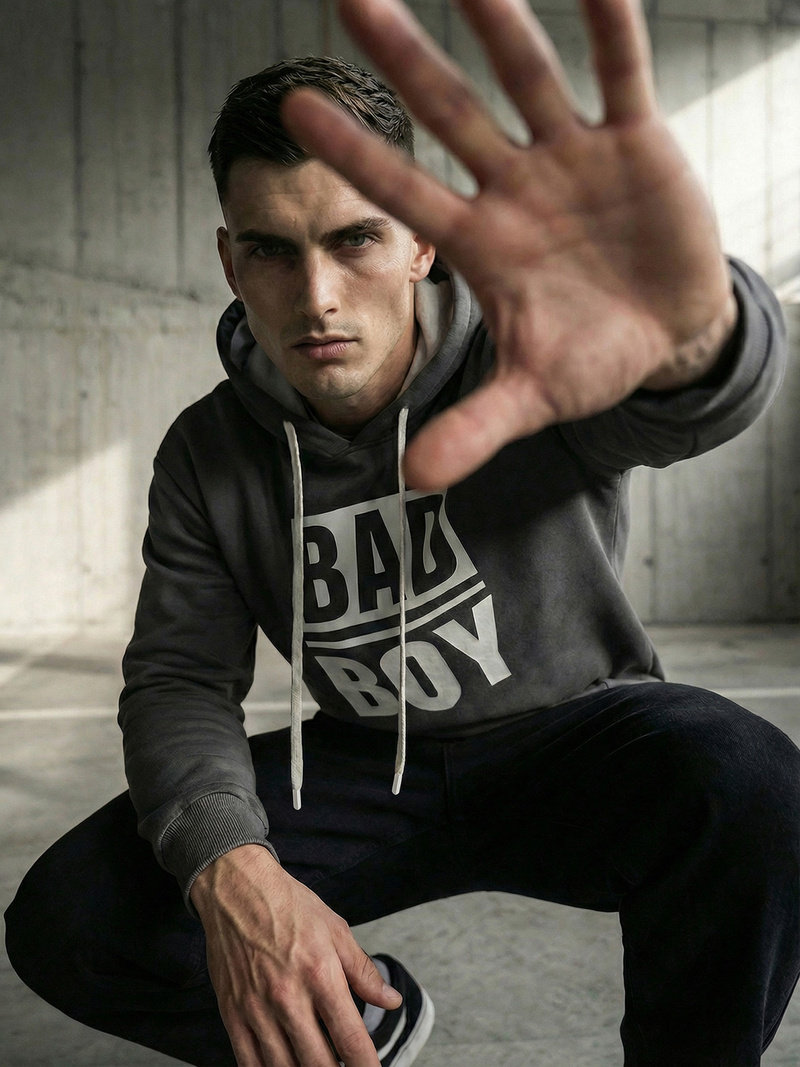 Pánska Mikina Grafitová OZONEE JS/65B3909/5Z