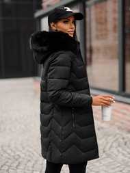 Dámska bunda čierna OZONEE JS/16M9121/392Z