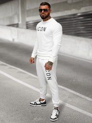 Pánske Tepláky Biele OZONEE O/D9125Z