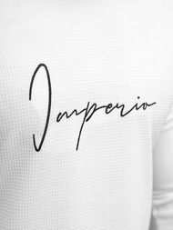 Pánska Mikina Biela OZONEE O/D7197Z