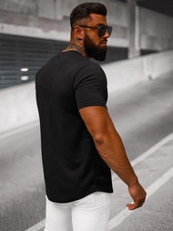 Pánske Tričko Čierno-Bielé OZONEE O/7776T