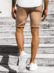 Pánske chino kraťasy Camelové OZONEE DJ/1001