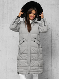 Dámska bunda sivé OZONEE O/W377