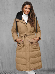 Dámska bunda camelová OZONEE JS/5M3178/84