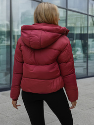 Dámska Bunda Bordová OZONEE JS/16M9188/06Z