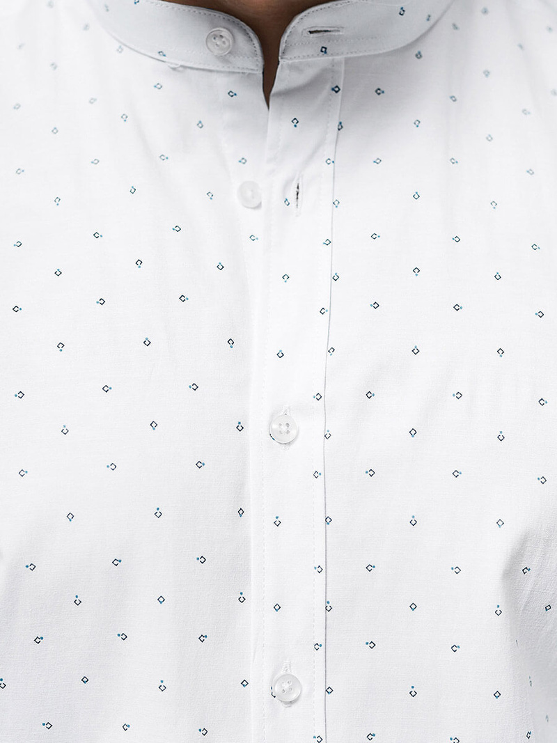 Pánska Košeľa Biela OZONEE O/V21