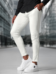 Pánske Nohavice Ecru OZONEE O/P4049Z