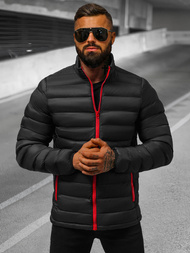 Pánska Bunda Čierna/2 OZONEE JB/JP1111