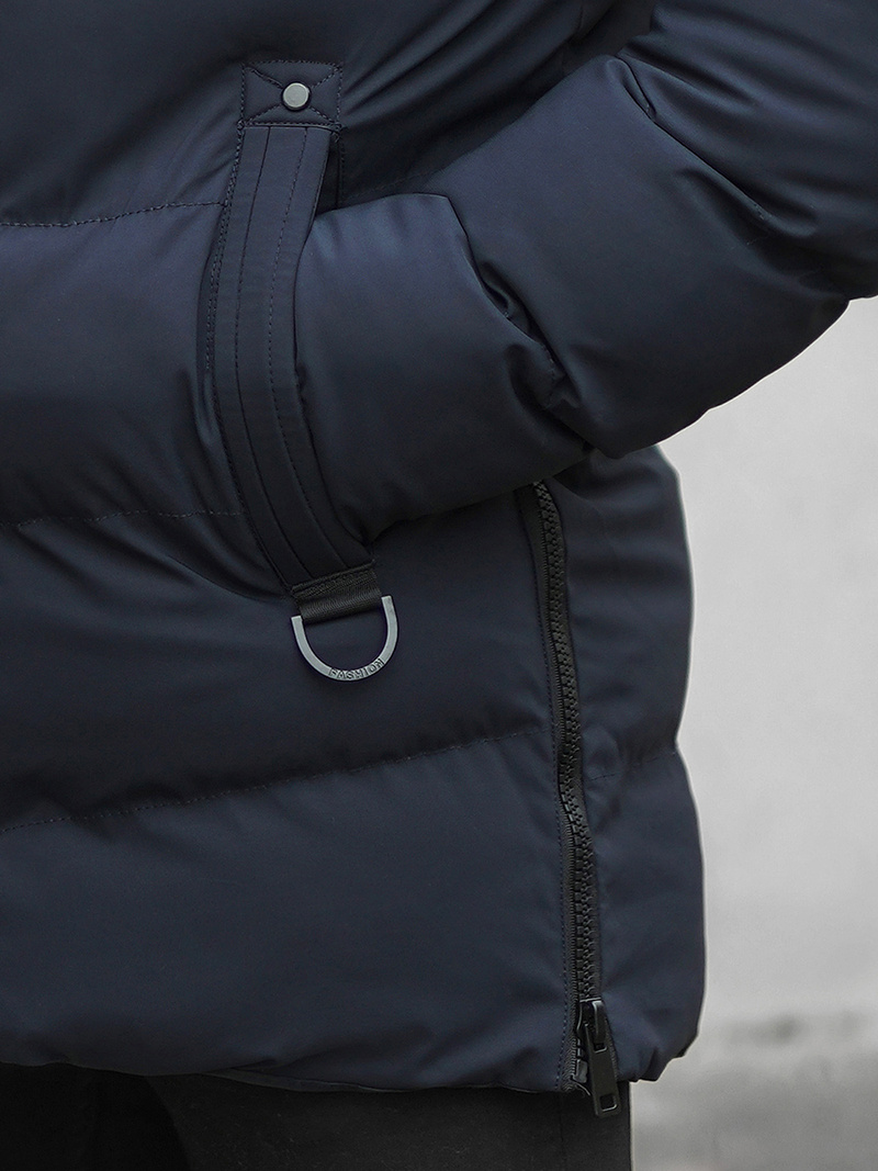 Pánska Bunda Námornícka Modrá OZONEE N/7330Z