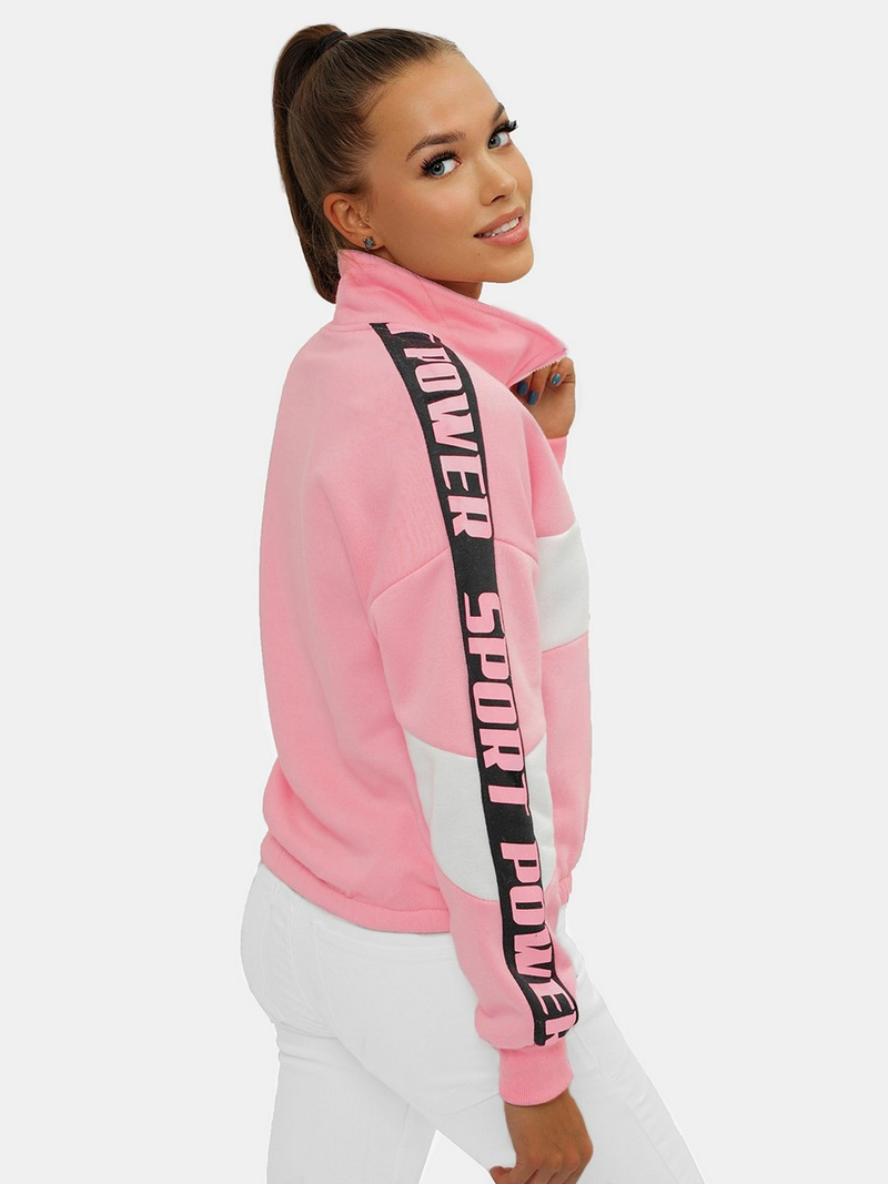 Dámska Mikina Ružová OZONEE JS/B26020Z