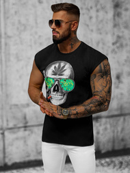 Pánske Tričko Čierne OZONEE O/1193Z