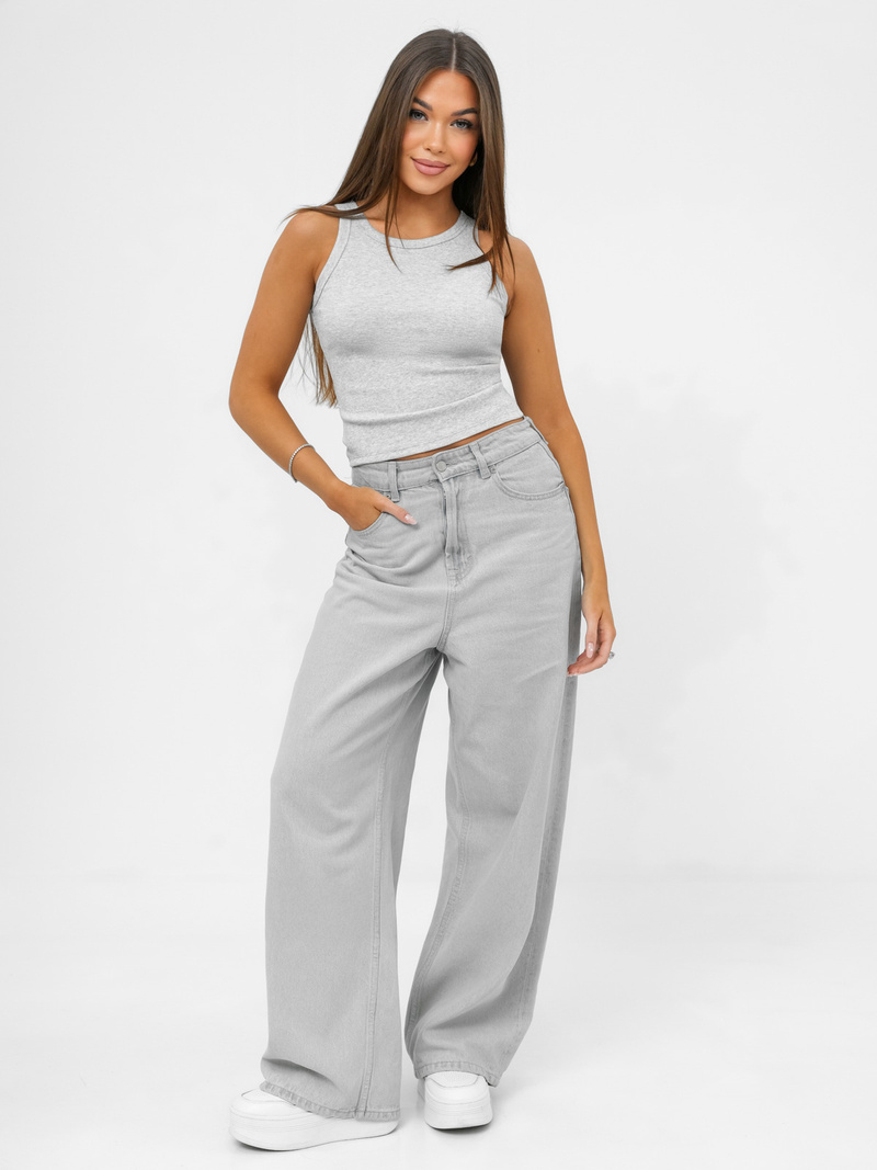 Dámske Tielko Sivý OZONEE JS/96T665/2