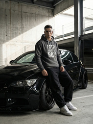 Pánska Mikina Grafitová OZONEE JS/65B3909/5Z