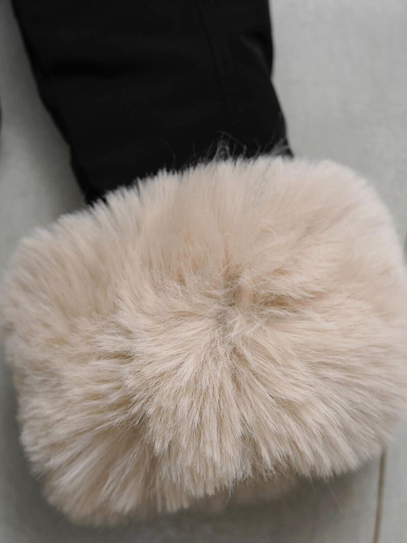 Dámska Zimná Bunda Čierno-Biela OZONEE JS/16M9062/392B