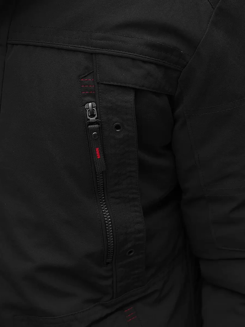 Pánska Bunda Čierna OZONEE JS/M713/392