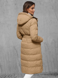 Dámska bunda camelová OZONEE JS/5M3178/84