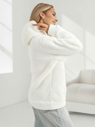 Dámska Mikina Biela OZONEE JS/HH192/1