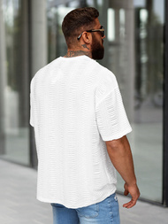 Pánske Tričko Biele OZONEE O/B1149