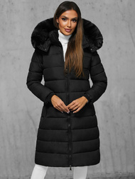 Dámska bunda čierna OZONEE JS/16M9126/392