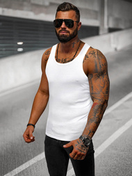 Pánske tielko Biele OZONEE JS/NB001