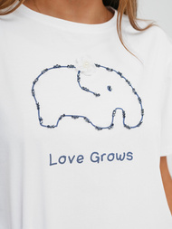 Dámske Tričko Bielo-Modré OZONEE JS/RJ77247