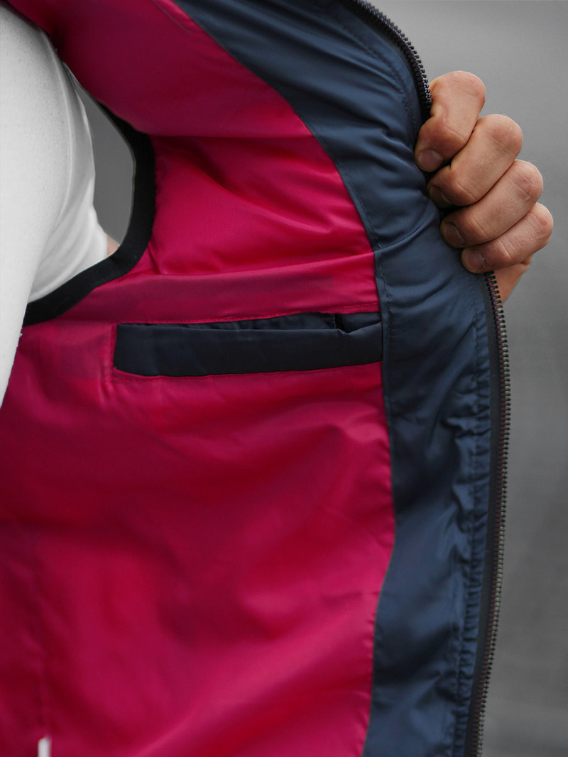 Pánska vesta námornícka modrá OZONEE N/7129