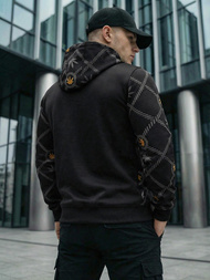 Pánska Mikina Čierna OZONEE O/B267Z