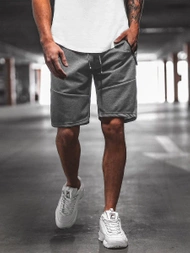 Pánske kraťasy grafitové OZONEE O/WW20013/3