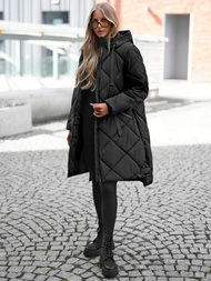 Dámska bunda čierna OZONEE JS/5M3168/392Z