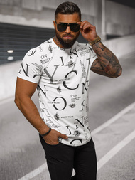 Pánske Tričko Biele OZONEE O/T6482