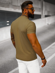 Pánske Tričko Hnedý OZONEE NB/MT3001