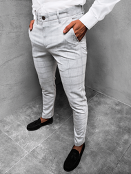 Pánske chino nohavice Sivé OZONEE DJ/5590