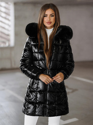 Dámska Bunda Čierna OZONEE JS/16M9120/392Z