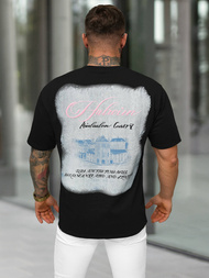 Pánske Tričko Čierne OZONEE O/YN2/632