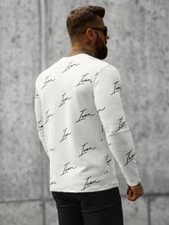 Pánska Mikina Biela OZONEE O/D7401