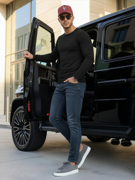 Pánske Rifle Tmavomodré OZONEE O/JK2895AZ