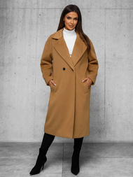 Dámsky kabát camelový OZONEE JS/11Z8161